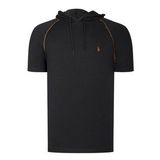 Dewberry T8570 Kapşonlu Siyah Erkek T-shirt