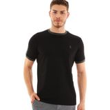 Dewberry T8584 Dewberry Erkek T-Shirt-Siyah