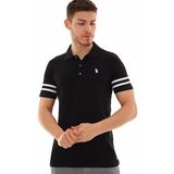 Dewberry T8585 Siyah Beyaz Erkek T-Shirt