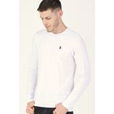 Dewberry T8588 Bisiklet Yaka Beyaz Erkek Sweatshirt