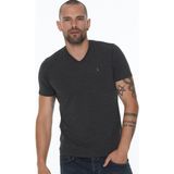 Dewberry Üçlü Set T8568 V Yaka Erkek T-Shirt-Antrasit