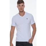 Dewberry Üçlü Set T8568 V Yaka Erkek T-Shirt-Siyah-Beyaz-Antrasit - XXL - Renkli