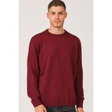 Dewberry V0091 Erkek Kazak Bordo Yün Karışımlı Büyük Beden Oversize Günlük Giyim - 2XL