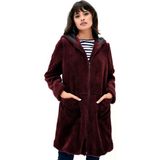Dewberry Z6607 Kadın Kaban - Bordo - L