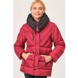 Dewberry Z6683 Bordo Kadın Mont