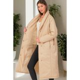 Dewberry Z6688 Dewberry Bayan Mont-Düz Bej - Kum Beji - XL