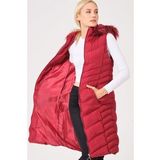 Dewberry Z6725 Açık Bordo Kadın Yelek