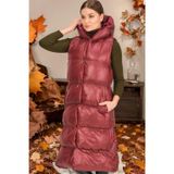 Dewberry Z6734 Xexese Bordo Kadın Yelek