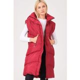 Dewberry Z6743 Bordo Kadın Yelek