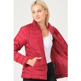 Dewberry Z6746 Bordo Kadın Mont