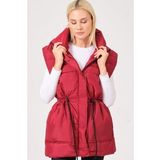 Dewberry Z6747 Bordo Kadın Yelek