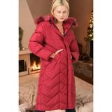 Dewberry Z6751 Dewberry Bayan Kaban Düz Bordo - Koyu Bordo - S