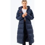 Dewberry Z6756 Dewberry Bayan Şişme Kaban-Lacivert - L - XL