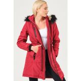 Dewberry Z6762 Bordo Kadın Kaban