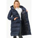 Dewberry Z6772 Dewberry Kısaltılabilir Bayan Kaban-Lacivert