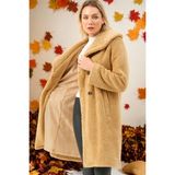 Dewberry Z6776 Dewberry Bayan Kaban Düz Camel - Koyu Camel