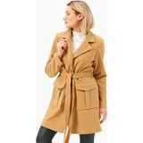 Dewberry Z6778 Dewberry Kadın Kaban-Camel - S