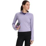 Dewey Half-Zip Kadın Mor Koşu T-Shirt 25KK1033-LIL - XL