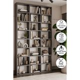 Dewoody Çok Raflı Dekoratif Kitaplık Modern Tasarım Suntalam Malzemeden 2 Raflı - Beyaz