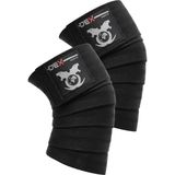 Dex Supports Lasting Energy Knee Wraps Legend Series , Diz Bandajı, Diz Sargısı 2’li Paket - Siyah - Standart