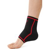 Dex Supports Lasting Energy Ortopedik Ayak Bilek Desteği , Bilek Koruyucu , Elastik Örme Likralı Spor Ayak Bilekliği Unisex 1 Adet - XL - Siyah - Kırmızı