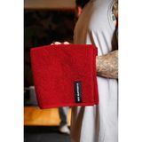 Dex Supports Lasting Energy Spor Havlusu 50X90 Özel Ölçü Pamuklu Antrenman , Egzersiz , Fitness Havlusu - 50 x 90 cm - Kırmızı