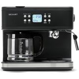 Dexart Home Barista 3-In-1 Filtre Kahve ve Espresso Makinesi - Siyah - Standart