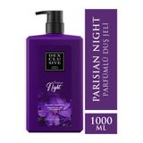 DEXCLUSIVE Parisian Night Duş Jeli 1000 ml - Sülfat İçermeyen E Vitaminli Nemlendirici Vücut Şampuanı, Hassas Ciltler İçin Ekstra Köpüren Parfümlü Temizleyici