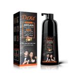 Dexe Argan Hair Naturel Black Color Shampoo 420 ML
