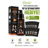 Dexe Black Hair Shampoo – 8 Dakikada Etkili Saç Siyahlaştırıcı Şampuan 420 ml + Seyahat Boy Hediye