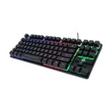 Dexim DKA006 KBL-088 Kablolu RGB Led Işıklı Oyuncu Klavyesi siyah