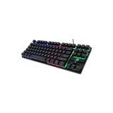 Dexim DKA006 KBL-088 Led Işıklı Kablolu Oyuncu Klavyesi Ergonomik Tasarım Kare Tuşlar