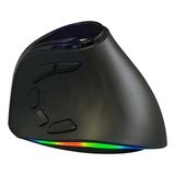 Dexim DMA026 RGB Kablosuz Dikey Şarjlı Ergonomik Optik 1000/1600/2400/3000/4000 DPI Tak Çalıştır Mouse - Siyah