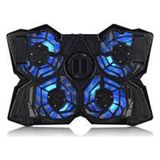 Dexim DNA001 4 Fan Ledli Siyah Stand Notebook Soğutucu