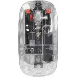 Dexim Wireless 2.4Ghz & Bluetooth Kablosuz Şarj Edilebilir Şeffaf Sessiz Mouse