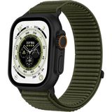 Dexmon Apple Watch 11-10 42MM 5 6 7 8 9 Se Uyumlu 38/40/41MM Uyumlu Hasır Örgü Cırtlı Spor Kumaş Kordon - Haki - Watch 11-10 42mm 5 6 7 8 9 Se 38/40/41mm