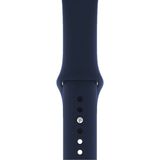 Dexmon Apple Watch 11 10 46mm - 6 7 8 9 10 11 SE Ultra Uyumlu 42 44 45 49mm Spor Silikon Kordon - Apple 42 44 45 46 49mm - Lacivert