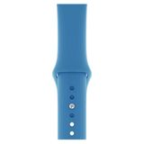 Dexmon Apple Watch 11 10 46mm - 6 7 8 9 10 11 SE Ultra Uyumlu 42 44 45 49mm Spor Silikon Kordon - Apple 42 44 45 46 49mm - Mavi