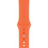 Dexmon Apple Watch 11 10 46mm - 6 7 8 9 10 11 SE Ultra Uyumlu 42 44 45 49mm Spor Silikon Kordon - Apple 42 44 45 46 49mm - Turuncu