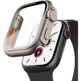 Dexmon Apple Watch 11 10 46mm - 6 7 8 9 10 11 SE Ultra Uyumlu 42 44 45 49mm Uyumlu Kasa ve Ekran Koruyucu Watch Ultra Görünümlü Sert Pc Fit Kalıp - 45 mm - Gri