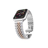 Dexmon Apple Watch 2 3 4 5 6 7 8 9 Se Ultra 42-44-45-49 Mm Uyumlu Çelik Metal Kordon Kayış Paslanmaz