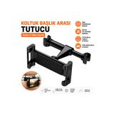 Dexmon Araç İçi Koltuk Başlık Arası Arkası 360° Dönebilen Telefon & Tablet Tutucu 4.7-12.9 İnç Tüm Araçlara Uyumlu