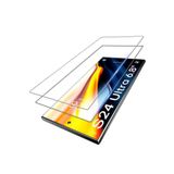 Dexmon Galaxy S24 Ultra İle Uyumlu Ekran Koruyucu Cam Tam Kaplayan Tekrar Yapışma Özellikli Toz Önleyici Yüksek Kalite
