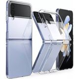 Dexmon Galaxy Z Flip 4 Kılıf Sararmaz Sert Şeffaf Yüksek Kaliteli Fit Kalıp Kamera Koruma Çıkıntılı