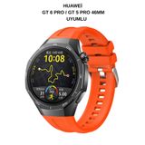 Dexmon Huawei GT 6 Pro / GT 5 Pro 46mm Uyumlu Metal Tokalı Silikon Terleme Yaptırmaz Soft Kordon Kayış