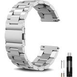 Dexmon Huawei Watch 3 Gt Gt2 GT2E Gt3 Gt4 Gt 5 Pro Se Elite 46MM Uyumlu 22MM Metal Paslanmaz Çelik Kordon - Huawei 22mm - Gümüş
