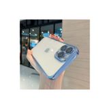 Dexmon Iphone 13 Pro İle Uyumlu Kılıf 3d Kamera Ve Lens Korumalı Ultra Lüks Razer Platin Silicone Case, Mavi