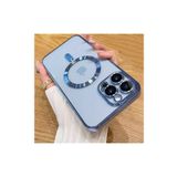 Dexmon Iphone 14 Pro (6.1) İle Uyumlu Kılıf Magsafe İle Uyumlu Kamera Ve Lens Korumalı Esnek Silikon Dempre Case, Sierra Mavi