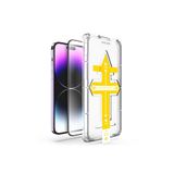 Dexmon iPhone 14 Pro Max İle Uyumlu 5D Ekran Koruyucu Otomatik Hizalama Anti Dust 8K Ultra HD Tam Kaplayan Magic Glass