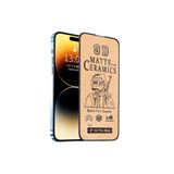 Dexmon Iphone 14 Pro Max İle Uyumlu Ekran Koruyucu Mat Seramik Nano Tam Kaplayan Esnek Kırılmaz